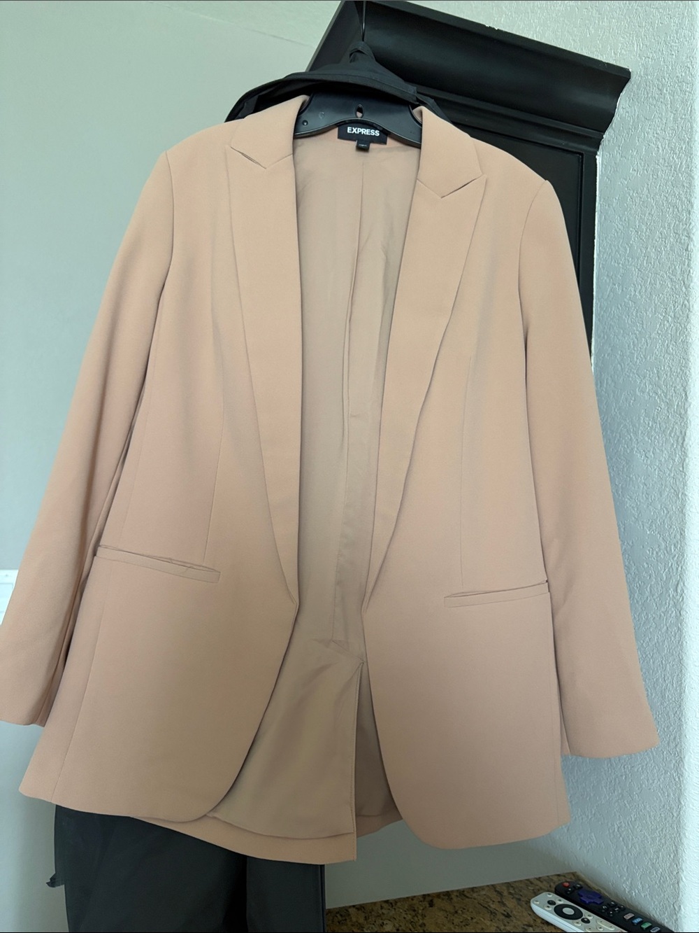 Express TAN WOMEN COAT/BLAZER